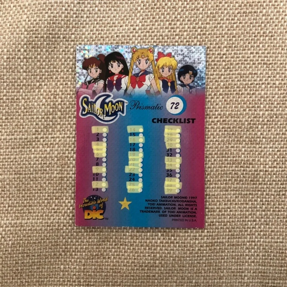 Sailor Moon Prismatic Trading Card